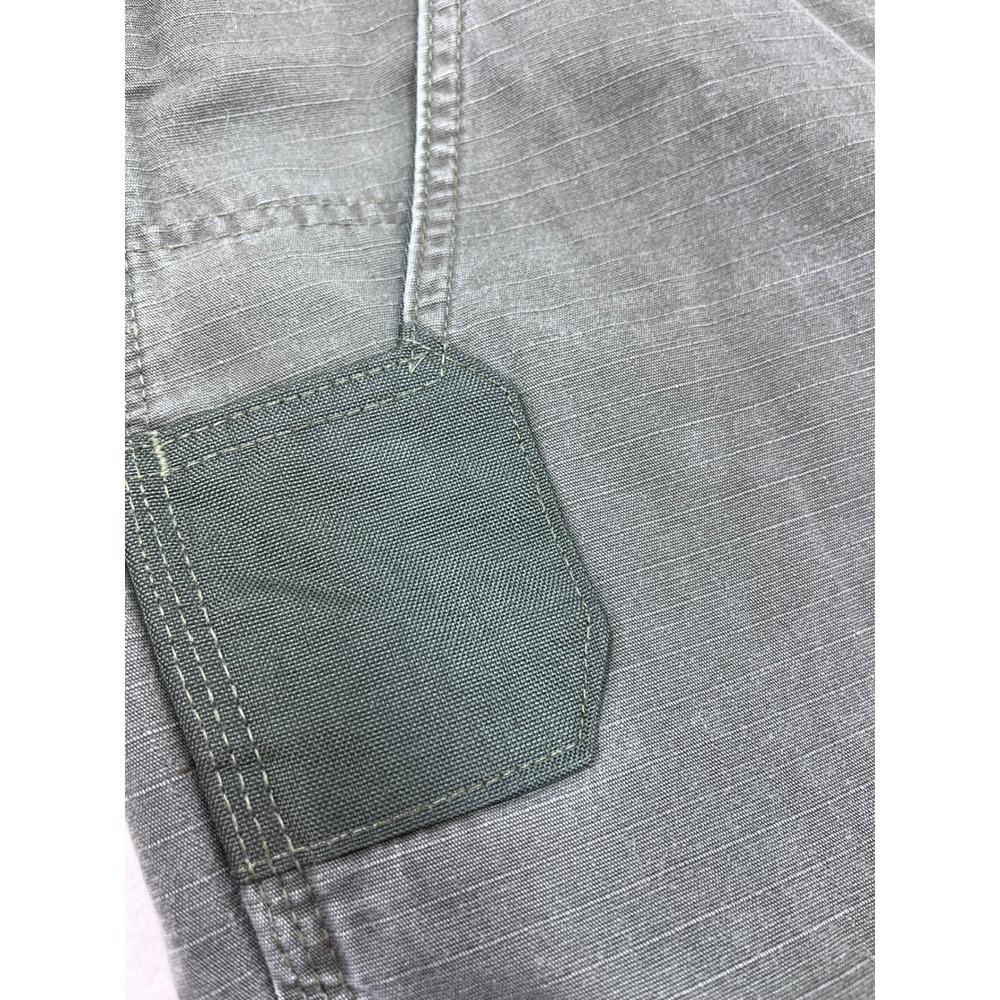 Carhartt Relaxed Fit Work Pants Canvas Cargo Pockets Olive Green Men 38x32 Heavy - Picture 8 of 12